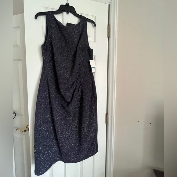 NEW JESSICA HOWARD WOMEN'S SPARKLE SHEATH PARTY DRESS (DK Gray and Silver) SZ 16 - Picture 10 of 10